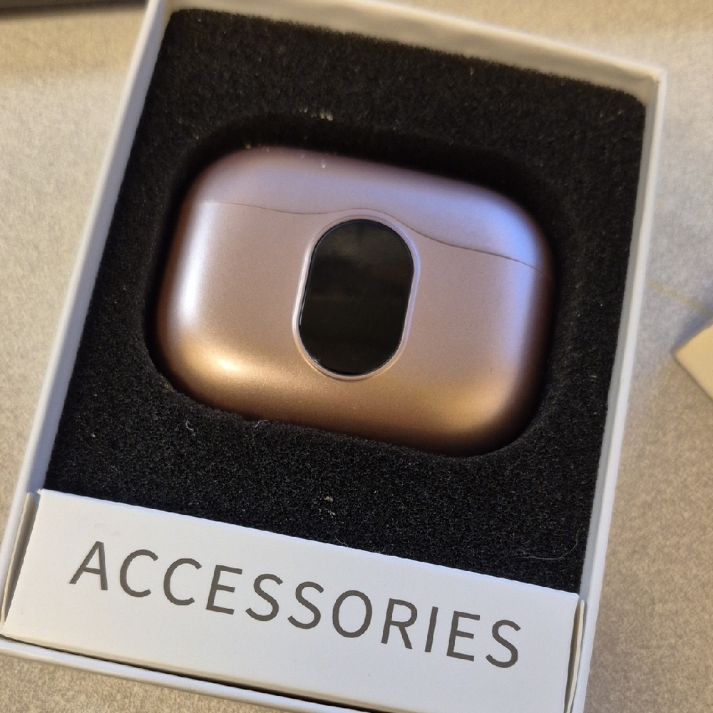 A90 Pro True Wireless Earbuds & Charger Pink & White